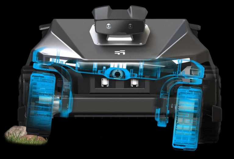 Why Our 4WD Robotic Lawn Mower Can Conquer 90% Steep Slopes