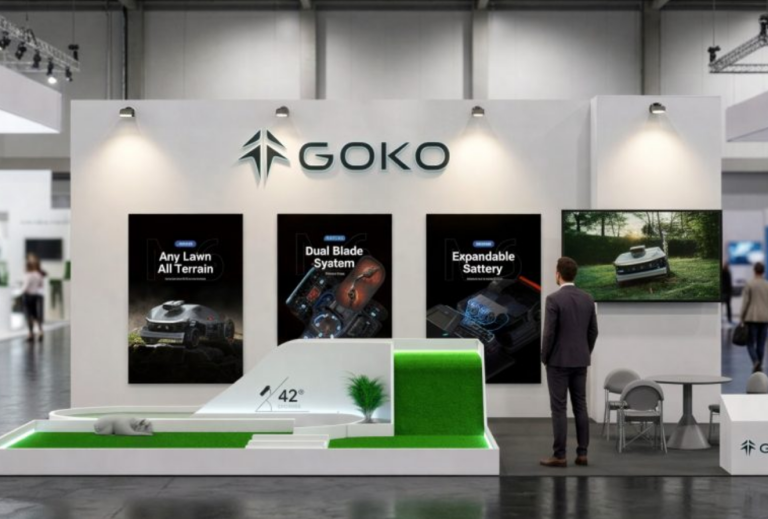 Regain weekend freedom and easily cope with winter: Why the GOKO robotic lawnmower is the smartest upgrade choice at spoga+gafa 2026.