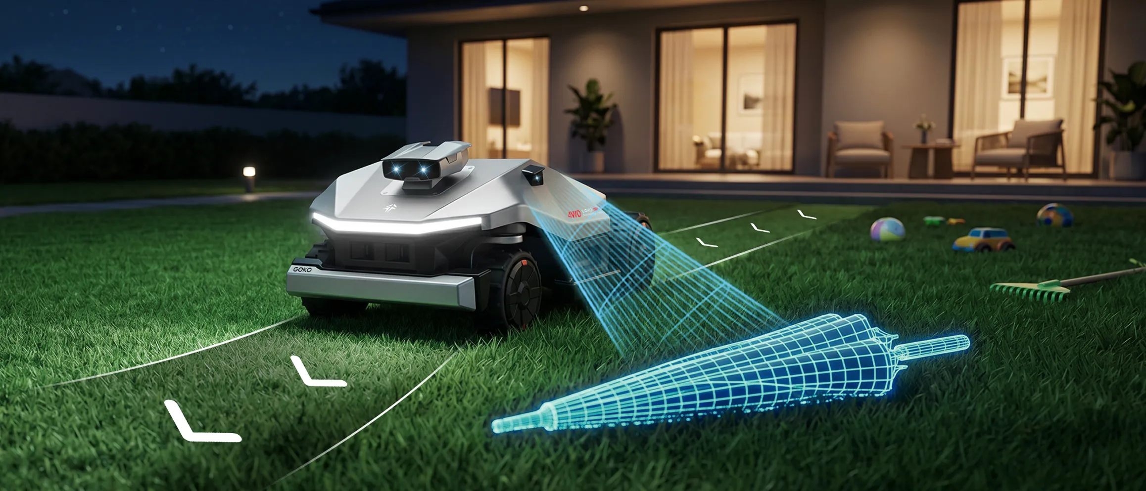 QuadVision detects night path edges