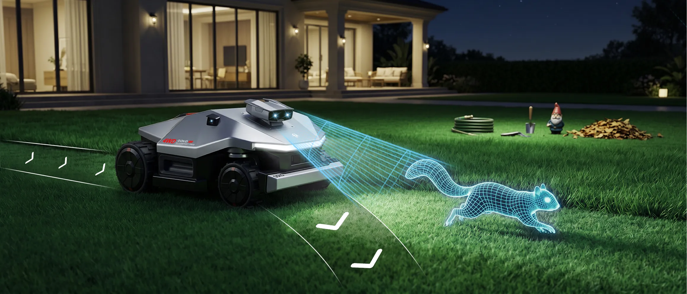 QuadVision avoids objects after dark