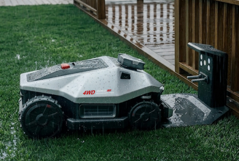 How a GOKO Robotic Lawn Mower with Rain Sensor Knows When to Come Home